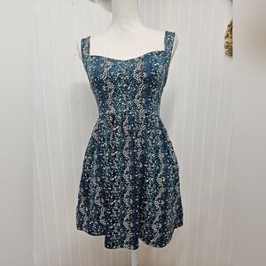 Floral Blue Dress Bebop S